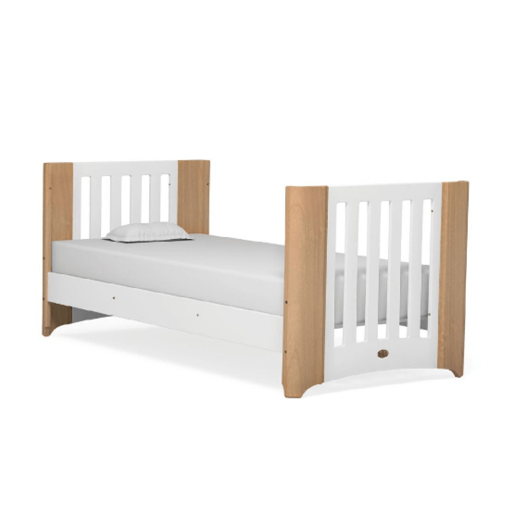 Boori Dawn Expandable™ Cot Bed Beech/White as a Toddler Bed Tell Me Baby