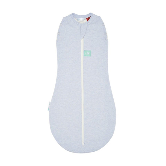 ergoPouch ergoCocoon Summer Swaddle & Sleep Bag (0.2 tog) Blue Marle