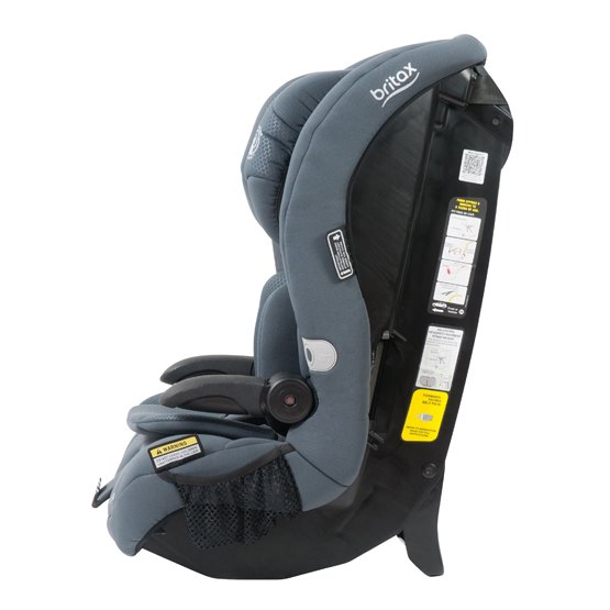 Britax SafenSound Maxi Guard™ Harnessed Car Seat Grey Side Left