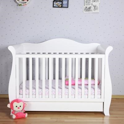 4 Kids 3 1 Baby Sleigh Cot Drawers Reviews Tell Me Baby