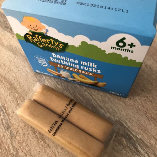 Raffertys Garden Banana Milk Teething Rusks Reviews Tell Me Baby