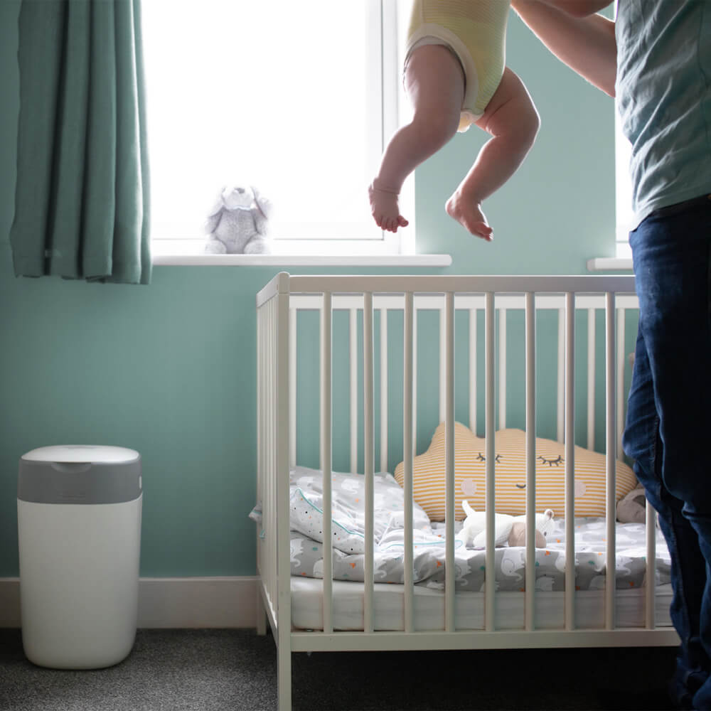 Tommee Tippee Twist & Click Nappy Disposal Bin Tell Me Baby