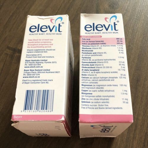 Elevit Pregnancy Multivitamin Tablet Reviews Tell Me Baby