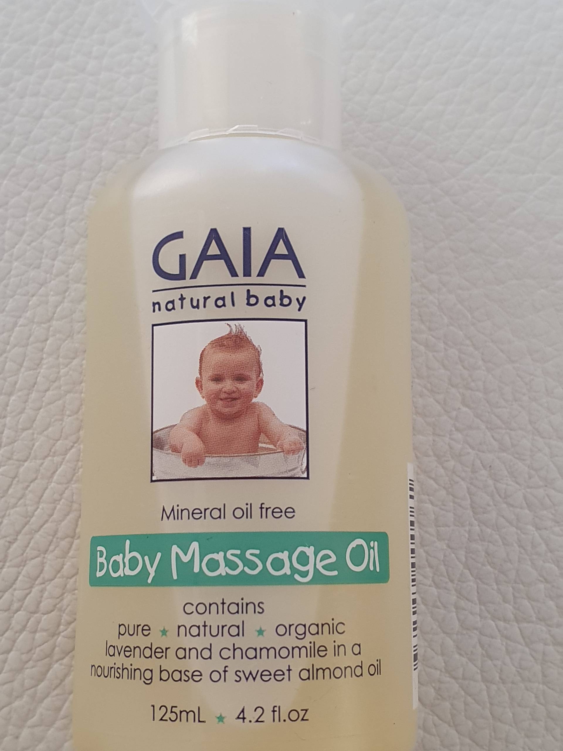 Review GAIA Natural Baby Massage Oil Bhbh 100919 OS Tell Me Baby