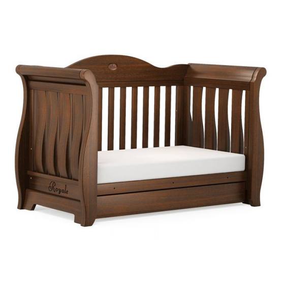 Boori Sleigh Royale Cot Bed English Oak as Sofa Tell Me Baby