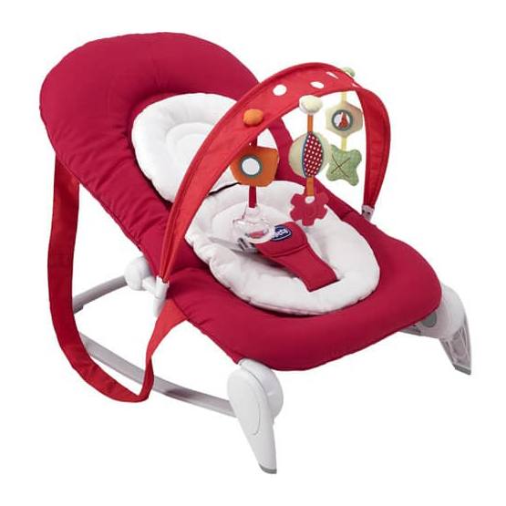 Chicco Hoopla Rocker Bouncer Red Wave Tell Me Baby