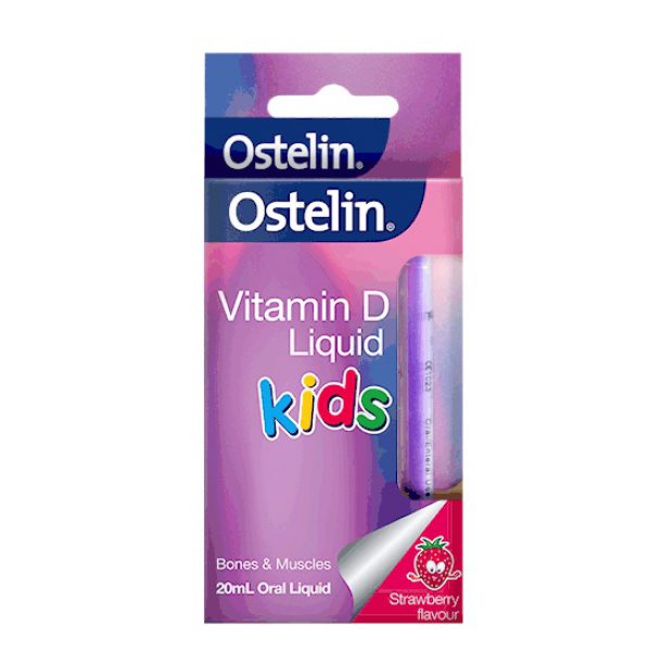 Ostelin Vitamin D Liquid for Kids 20mL Strawberry Tell Me Baby