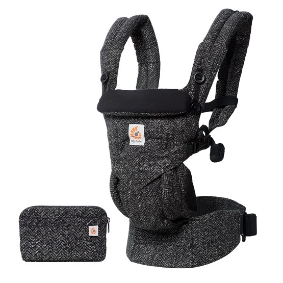 Ergobaby Omni 360 Baby Carrier & Pouch Herringbone Tell Me Baby