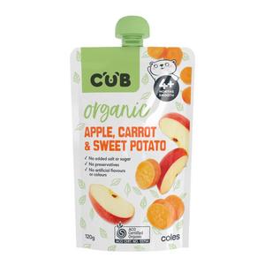 coles baby food pouches
